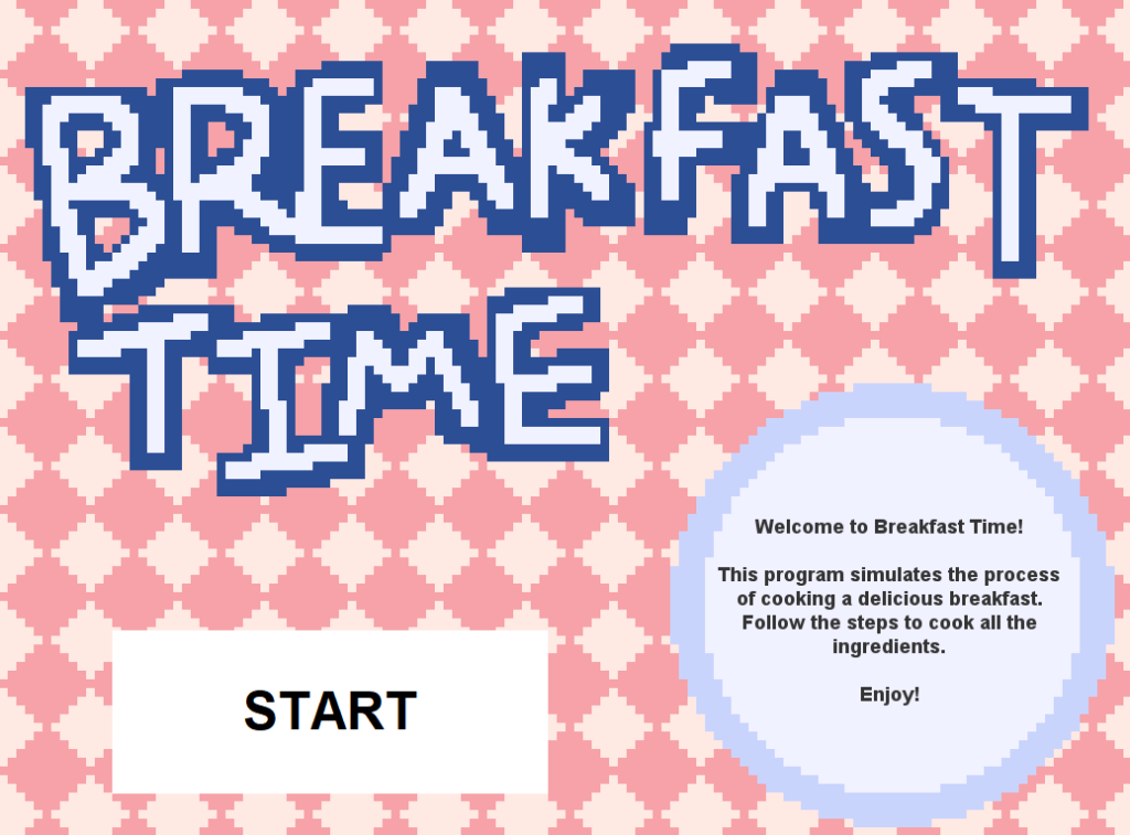 Title screen to Breakfast Time